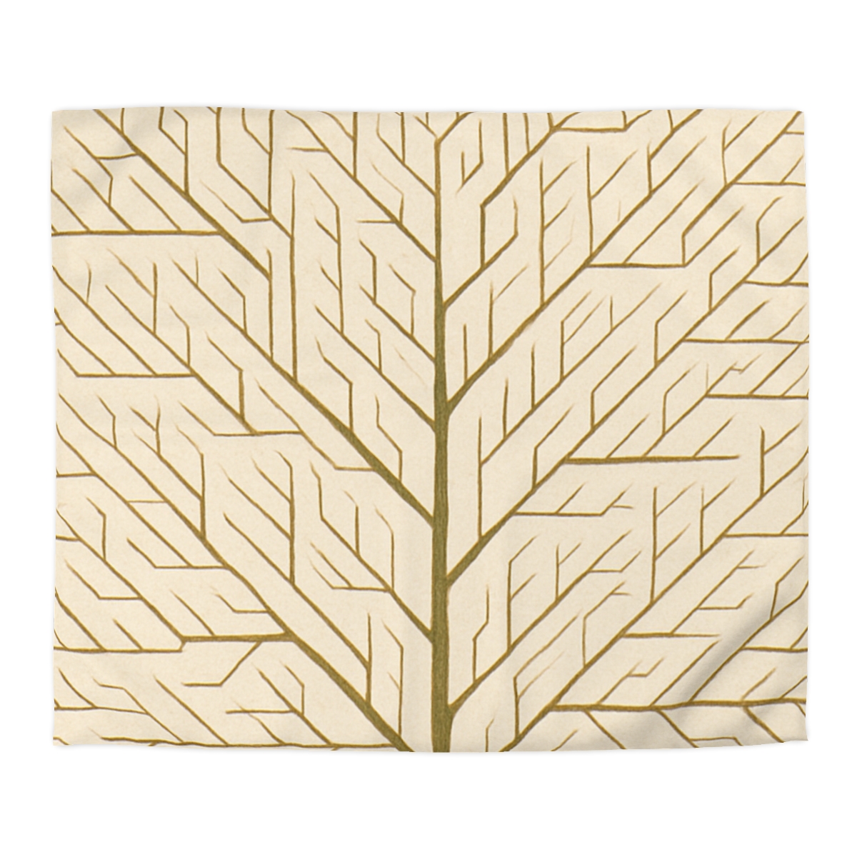 Branch Fractal Network personalized bedding duvets