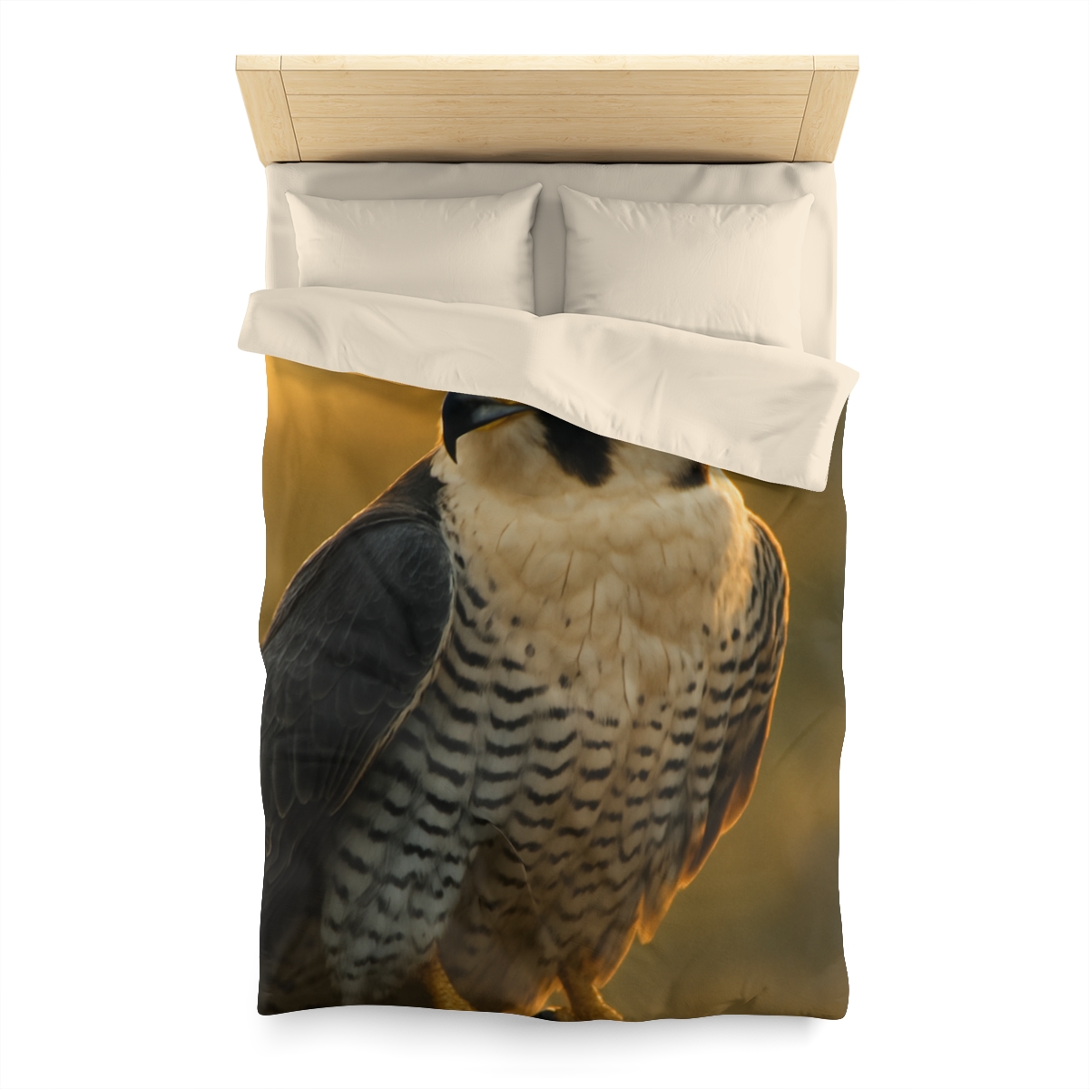 Dawn Arrow Peregrine Falcon designer printed duvets