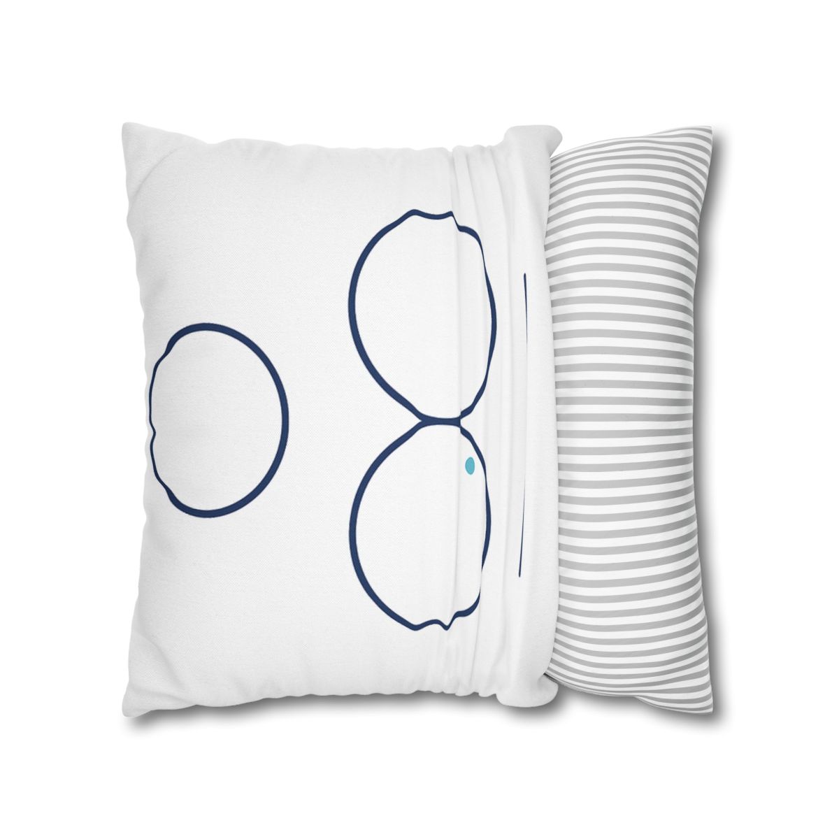 Triad Rings With Shared Tangent custom pillow cases