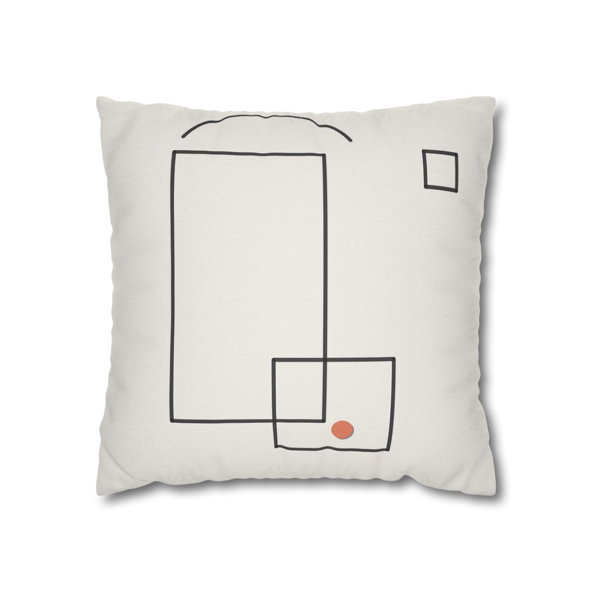 Offset Frame And Quiet Arc comfortable bedding pillow covers