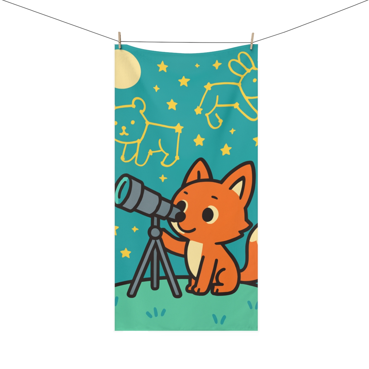 Stargazing Science Fox stylish beach towels