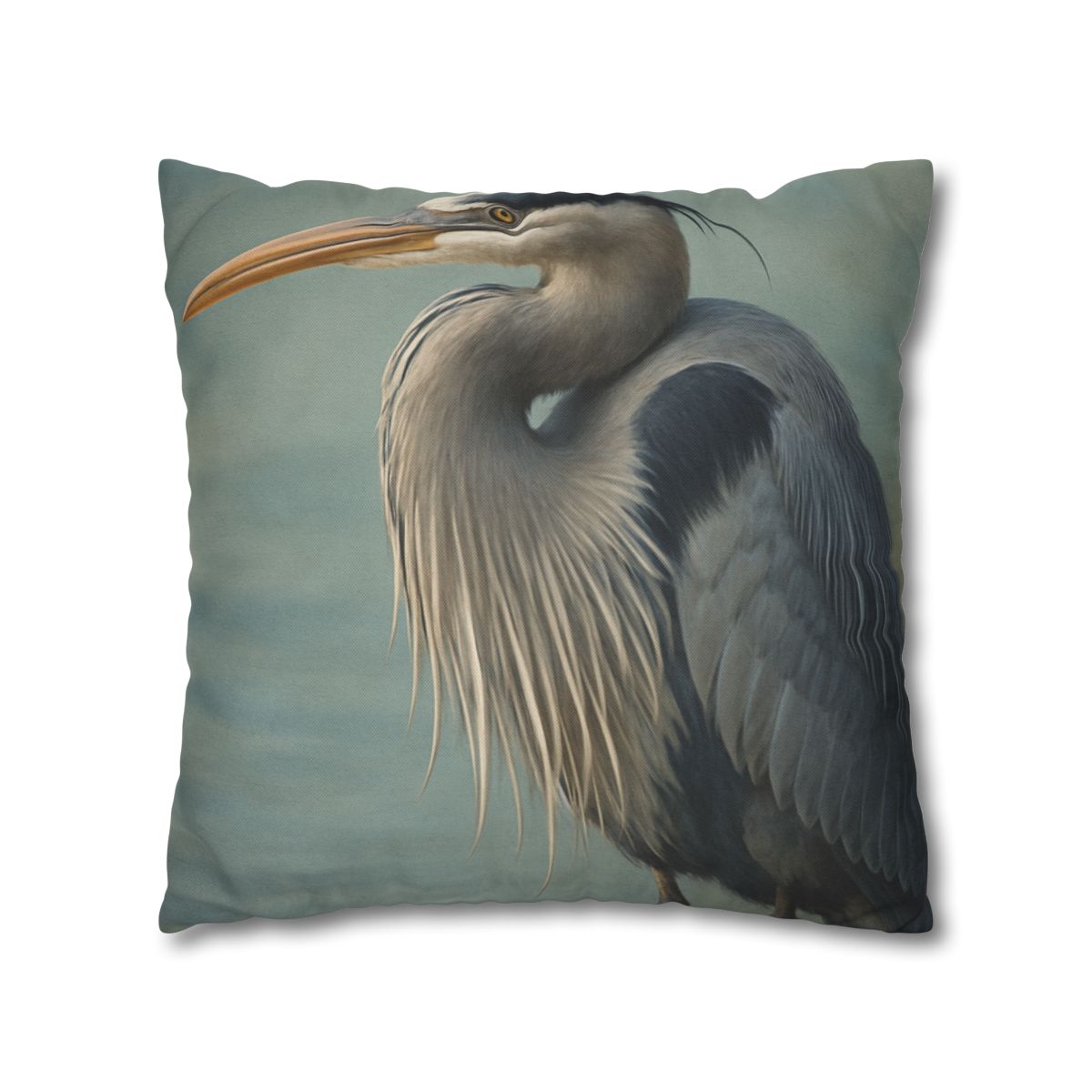 Harbor Watch Great Blue Heron unique gift pillow cases