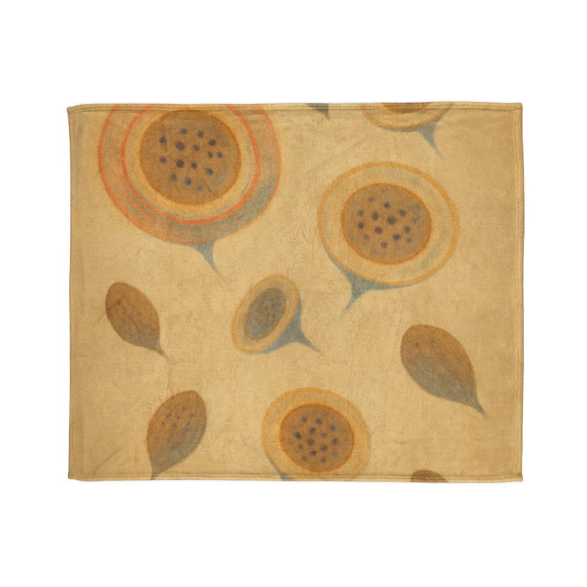 Seed Pod Halo Cluster designer printed blankets