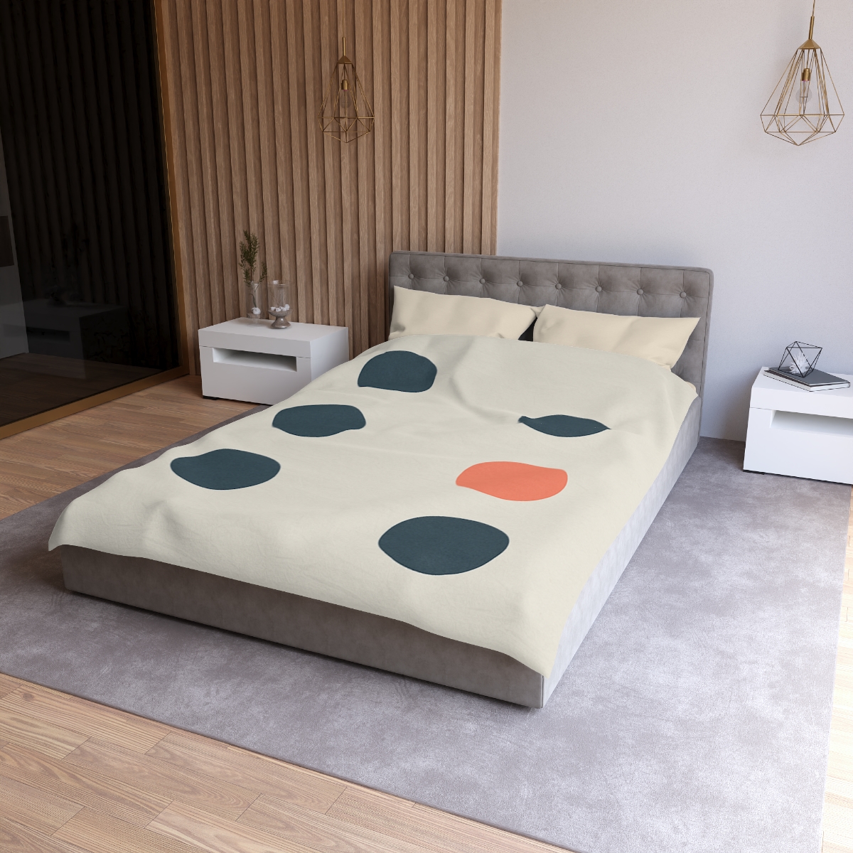 Clustered Dots With Open Lane duvets for gifts