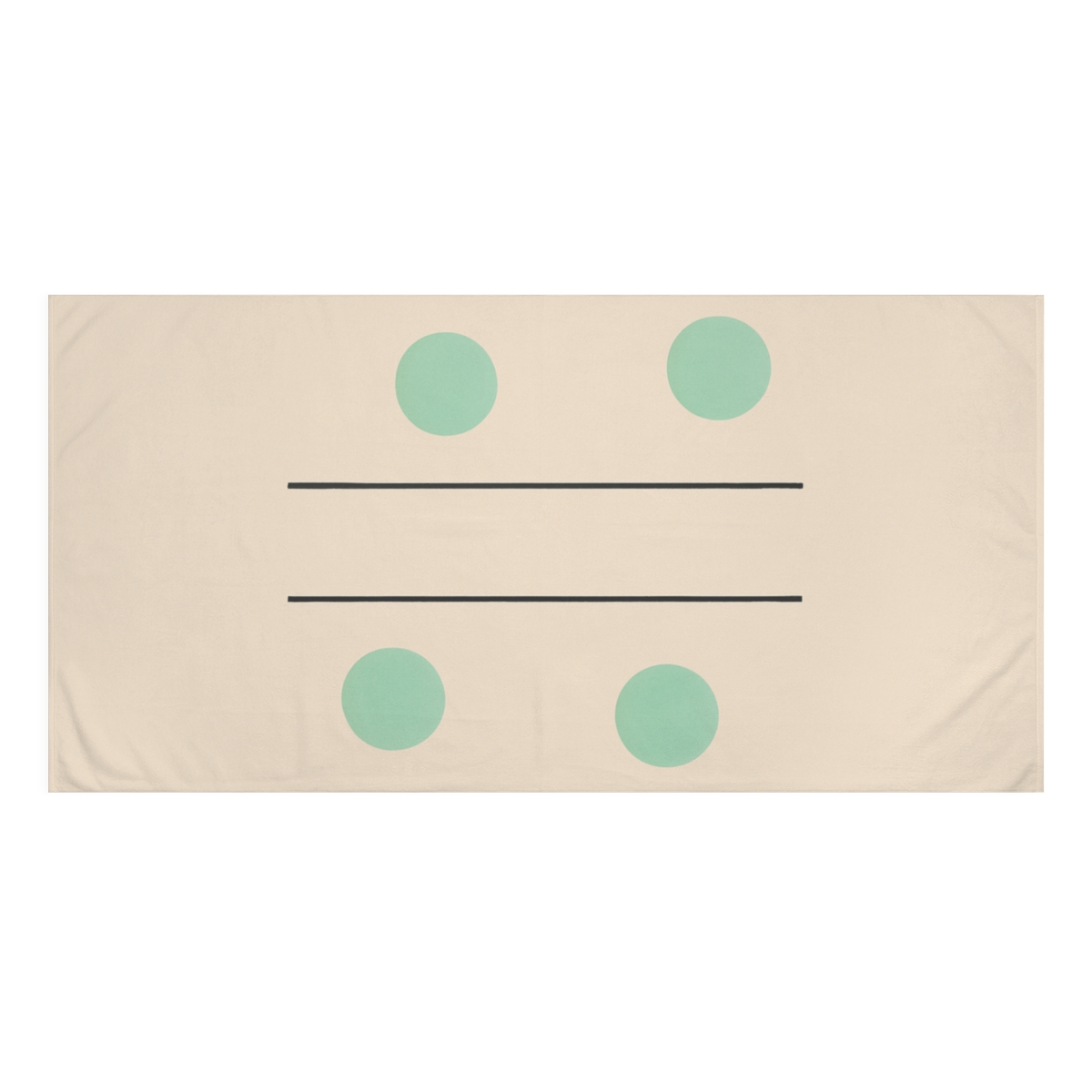 Dual Column Circle Drift trendy hand towels