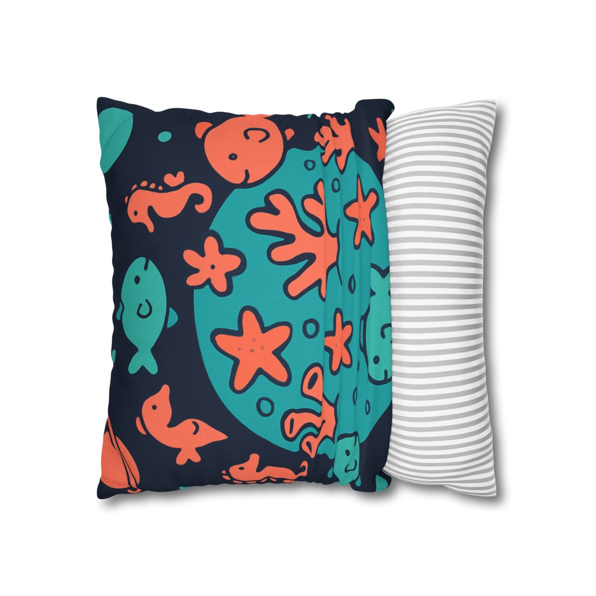 Cosmic Coral Reef Planet stylish decorative pillowcases