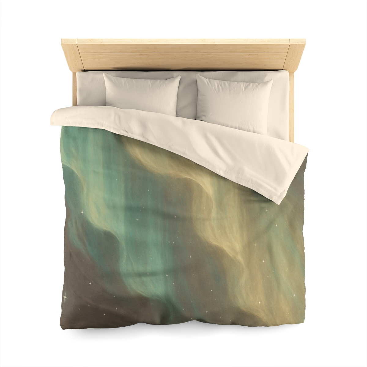 Auroral Dust Cascade unique patterned duvets