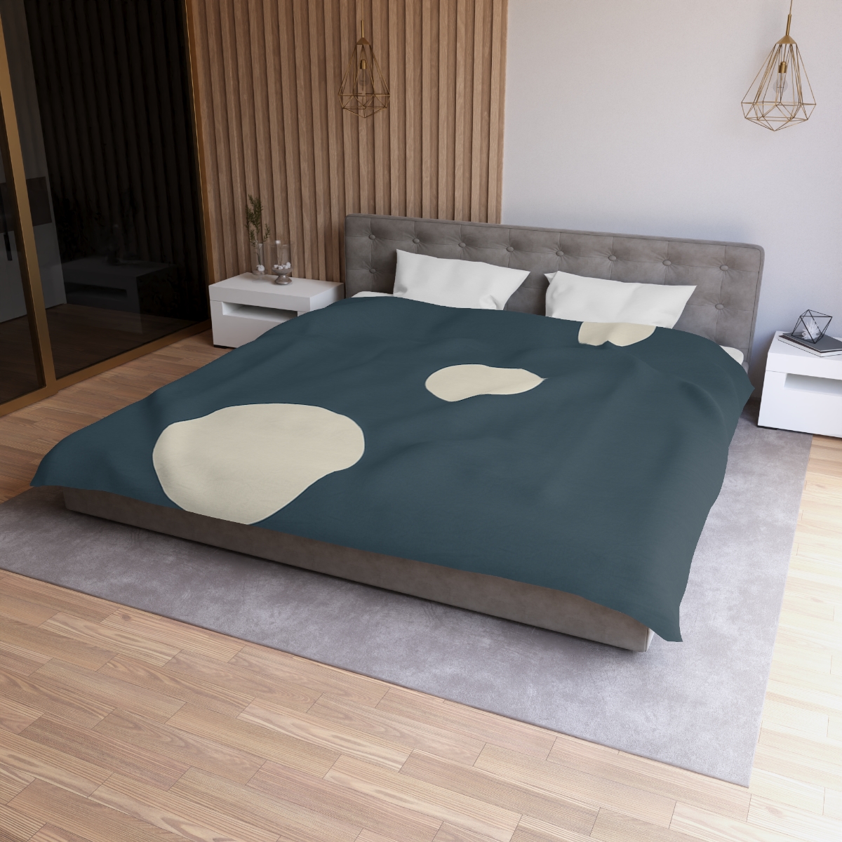 Trio Of Staggered Circles stylish duvet covers
