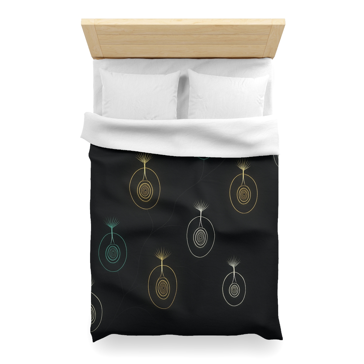 Seed Pod Halo Constellation personalized bedding duvets