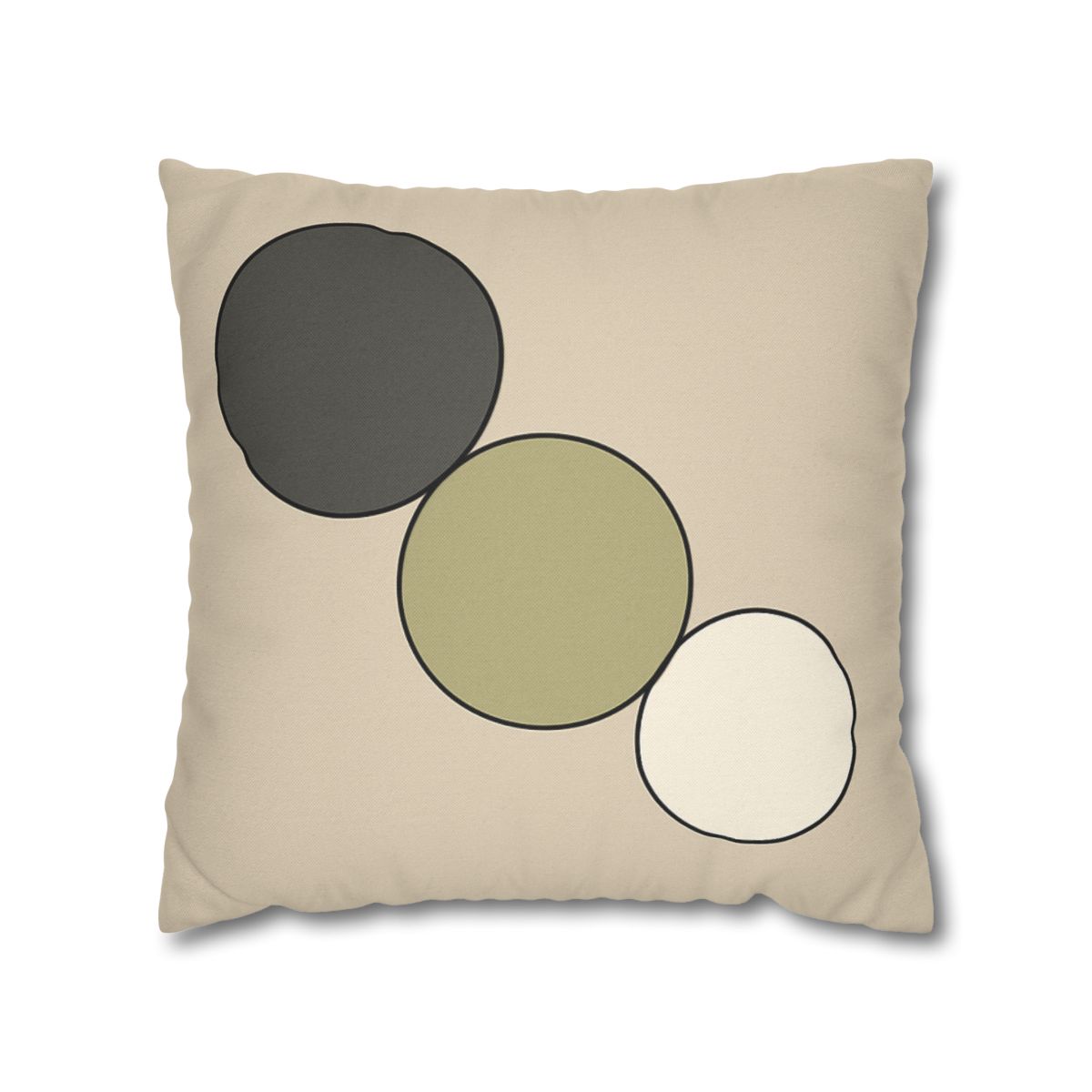 Staggered Trio Of Circles Harmony unique gift pillow cases