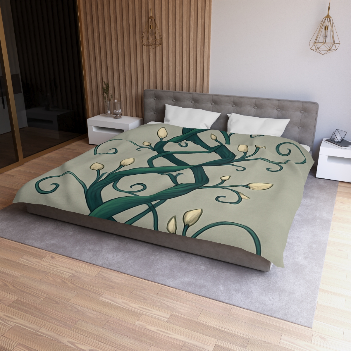 Vine Helix Tangle trendy bedroom duvets