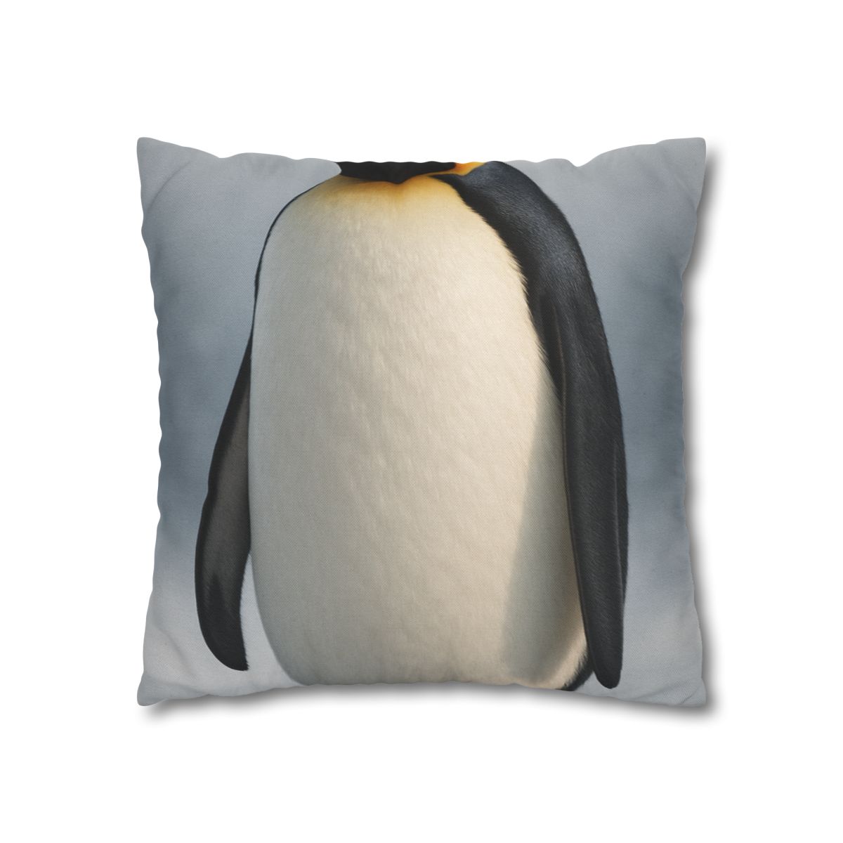 Frost Line Emperor Penguin designer print pillow cases