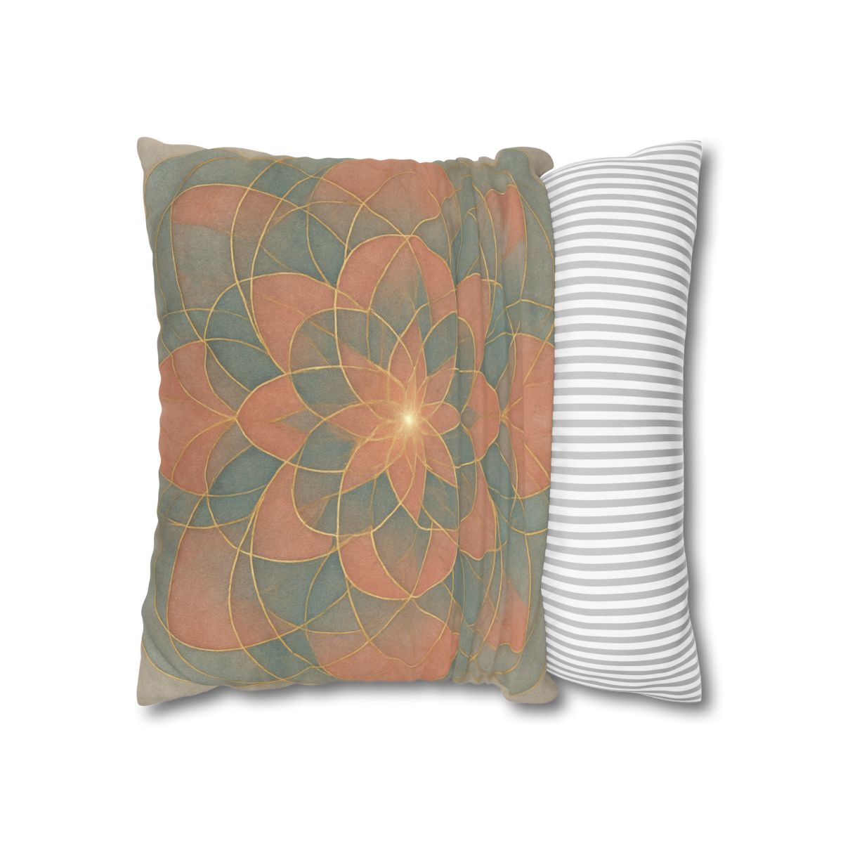 Petal Orbit Lattice soft cotton pillow cases