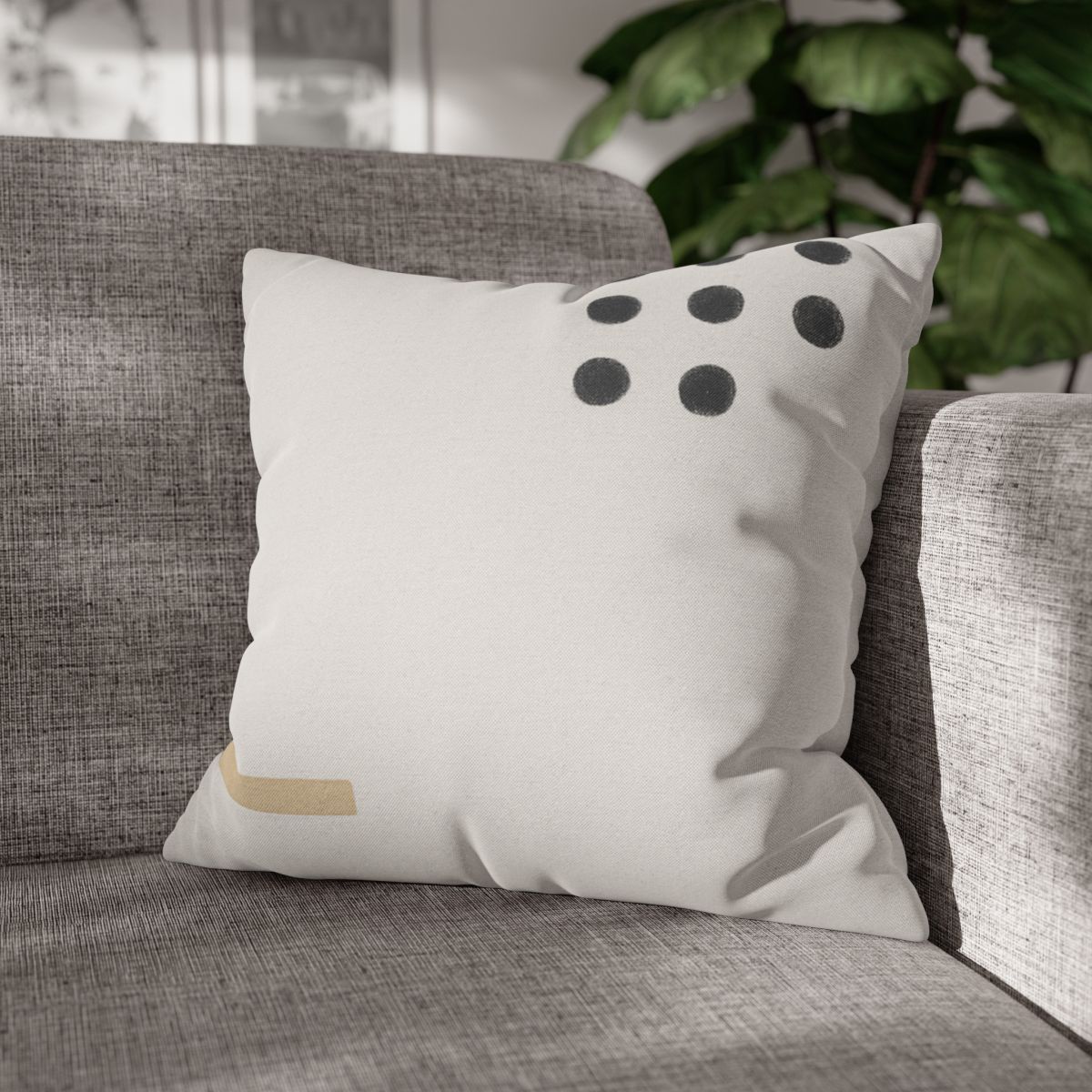 Clustered Dots With Missing Beat designer print pillow cases