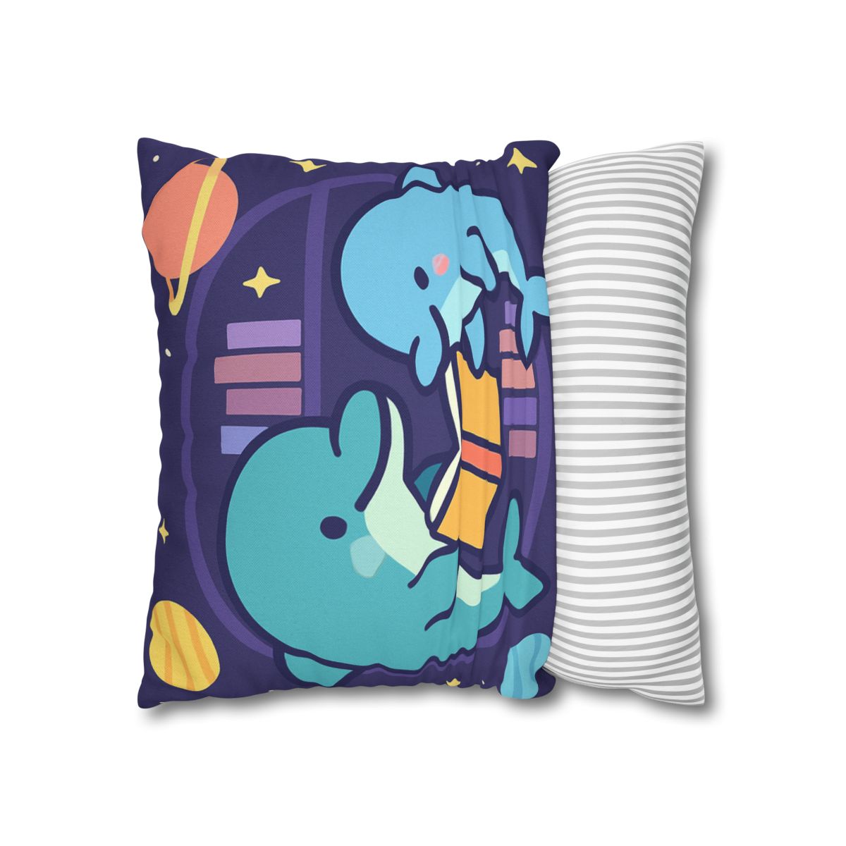 Nebula Library Dolphins comfortable bedding pillow covers