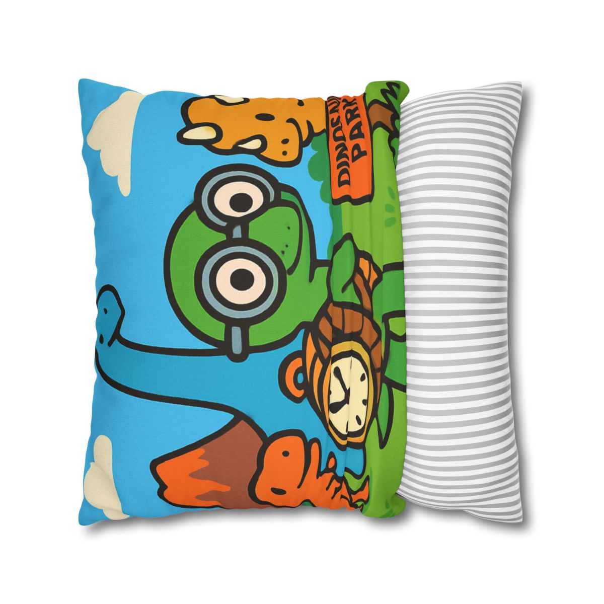 Time Traveling Turtle At The Dino Park unique gift pillow cases