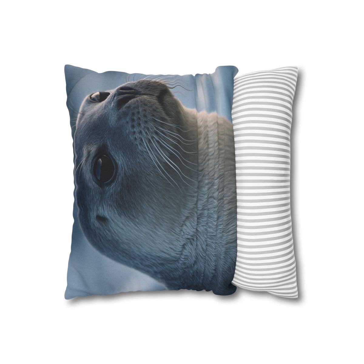 Moonlit Gaze Harp Seal custom pillow cases