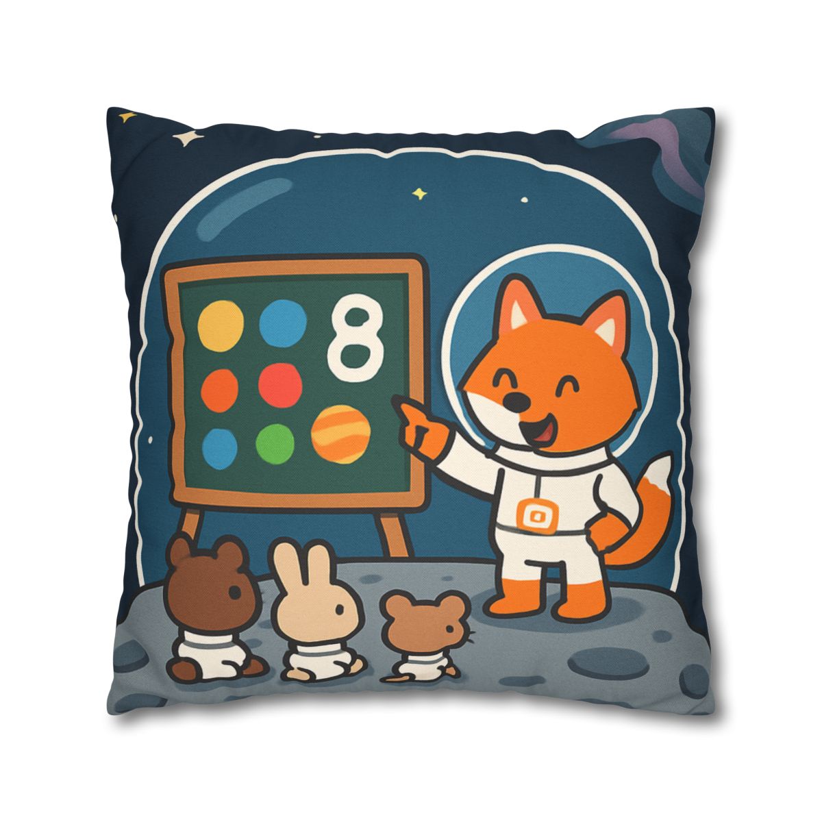 Comet Classroom With Astro Fox comfortable bedding pillow covers