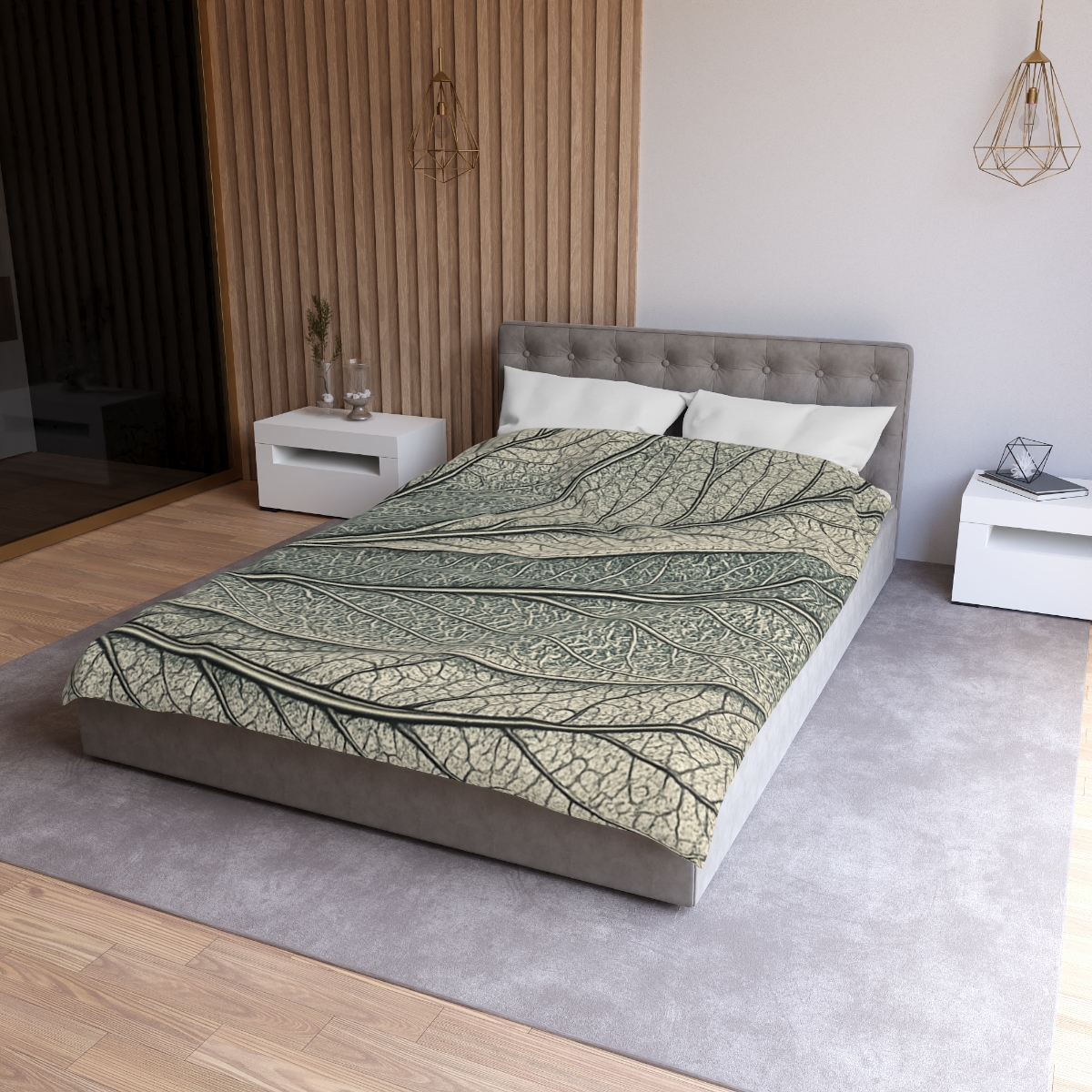 Vein Map Filigree custom duvets