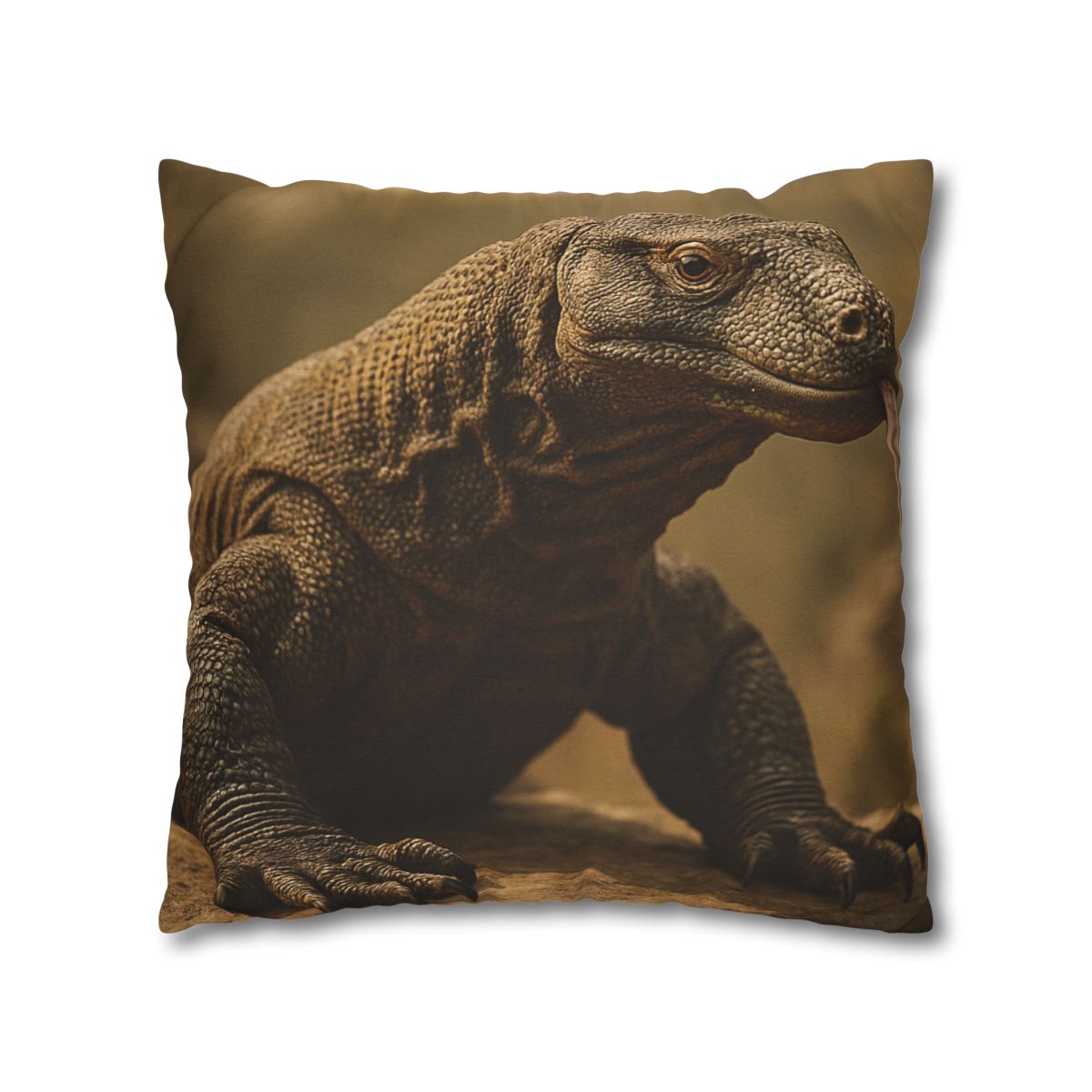Ancient Sentinel Komodo Dragon custom pillow cases