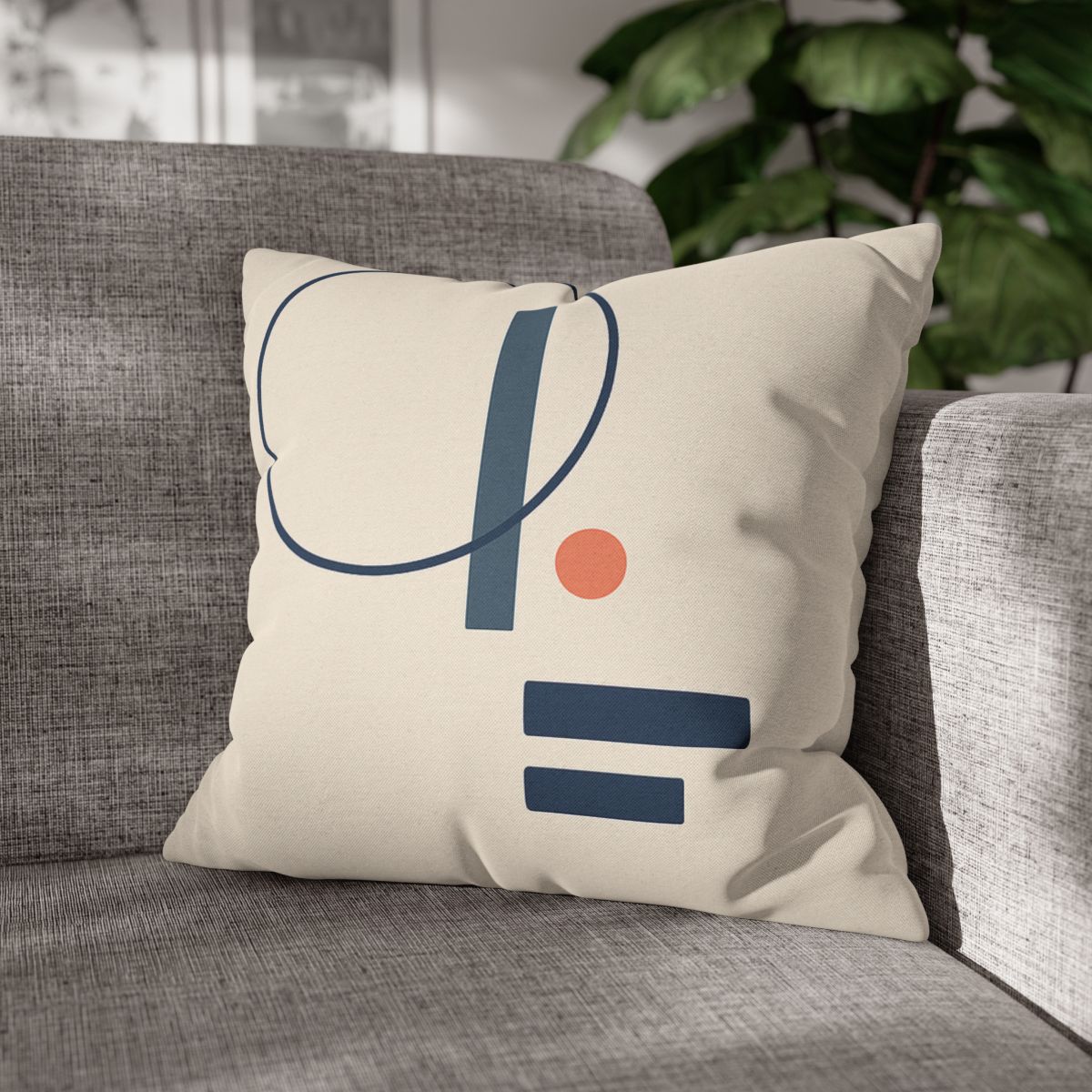 Quiet Orbit With Split Bars soft cotton pillow cases