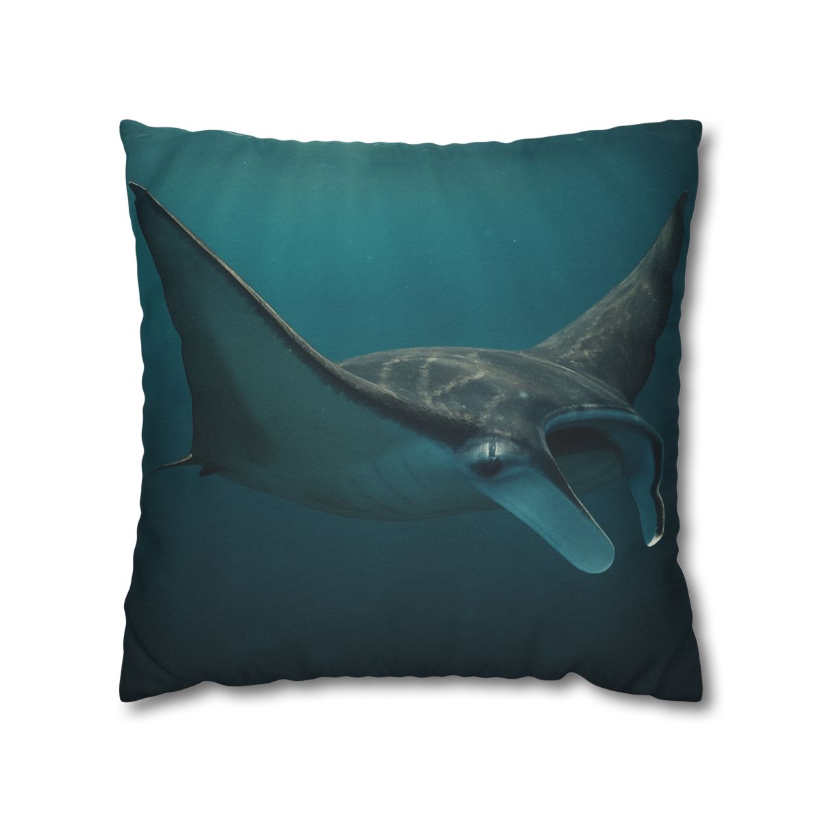 Starlit Drift Manta Ray designer print pillow cases