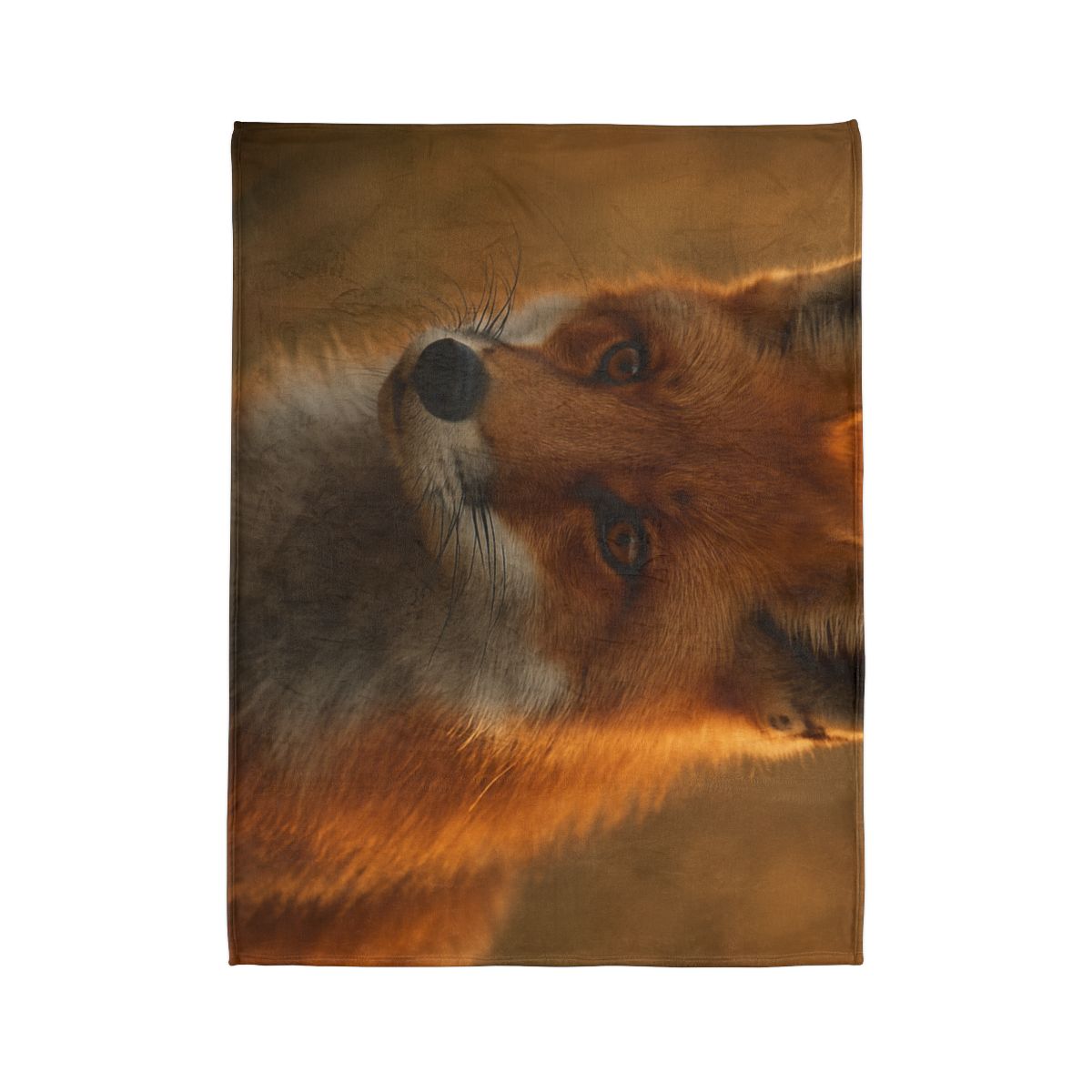 Crimson Whisper Red Fox unique gift blanketscustom blankets