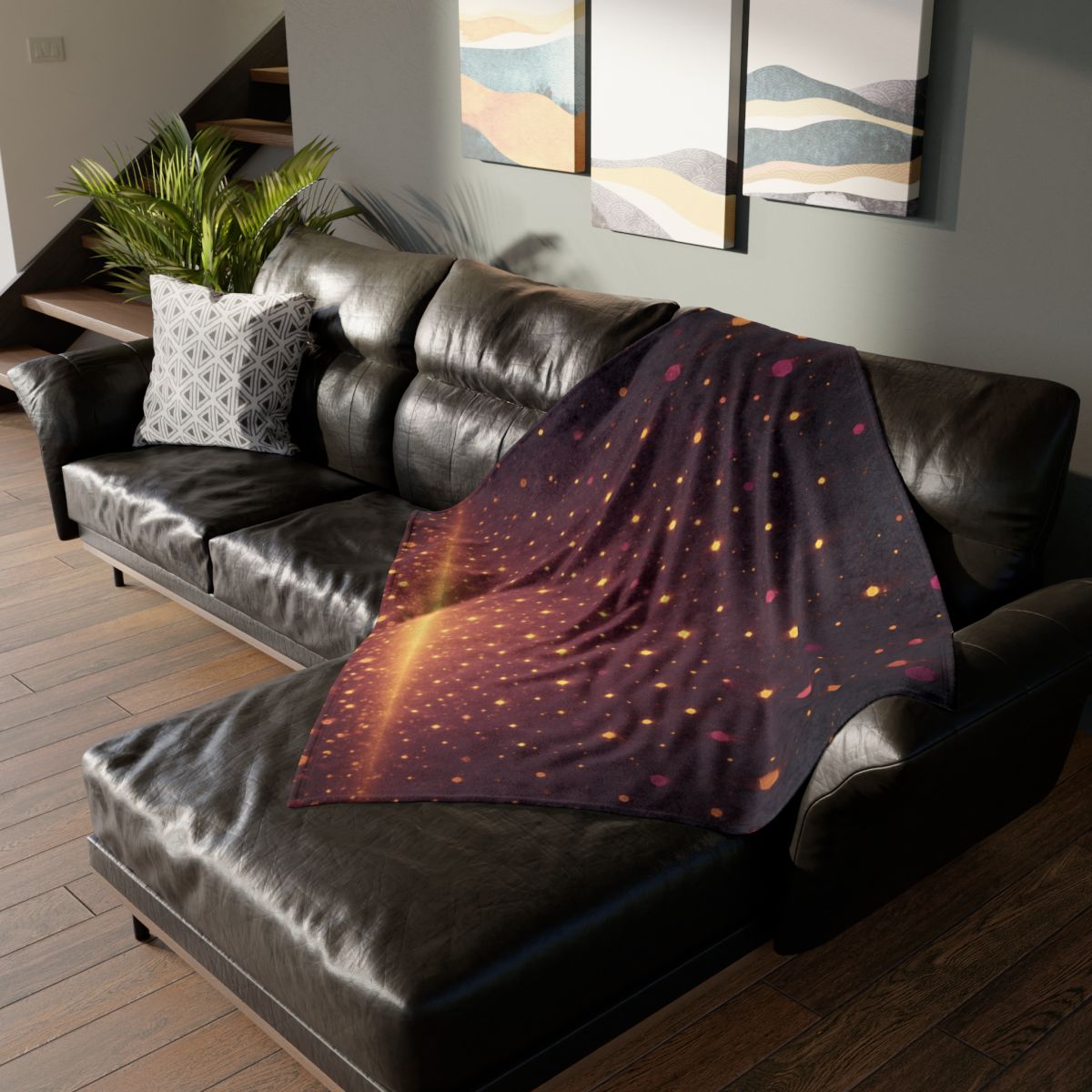 Photon Rain Mosaic warm winter blankets
