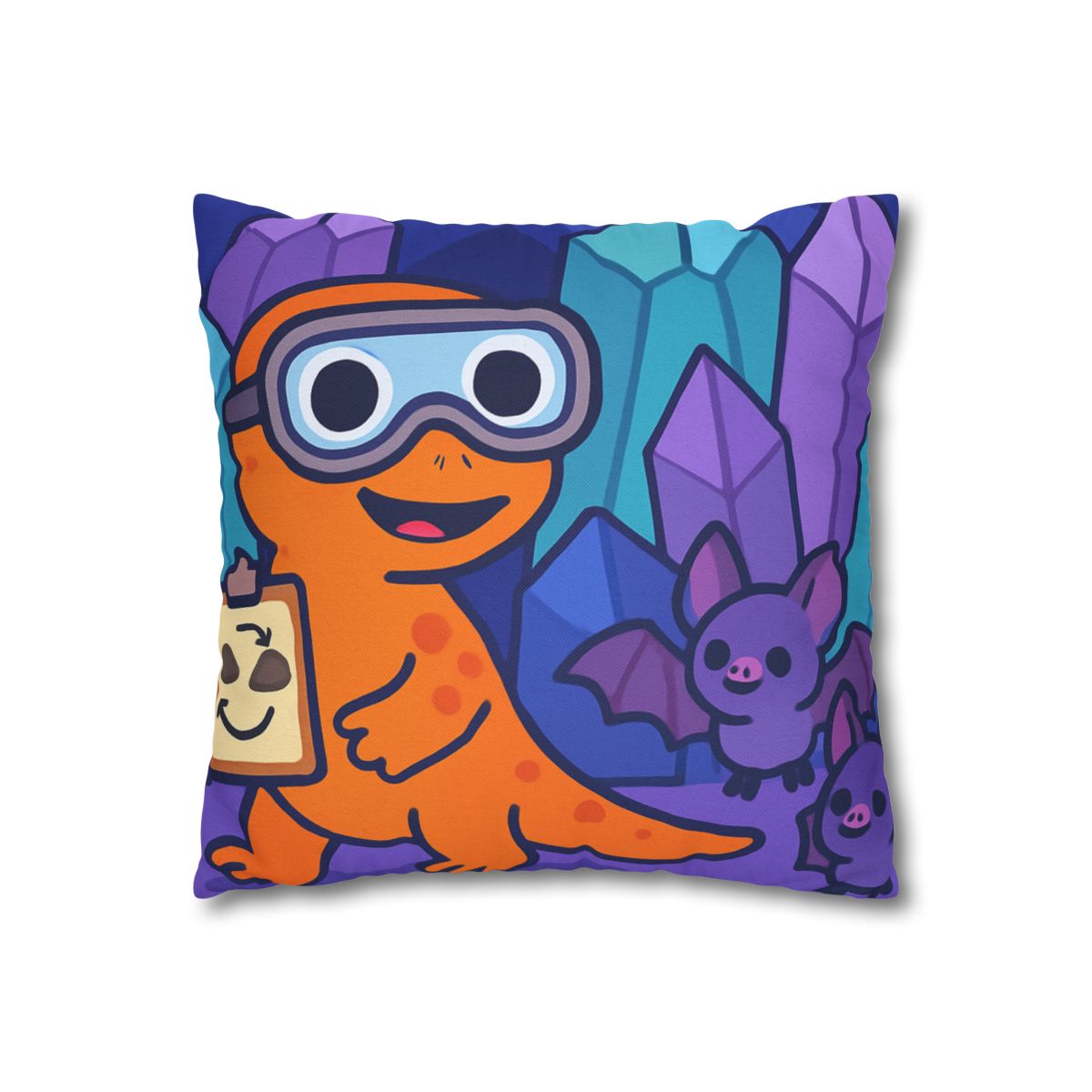 Crystal Cavern Salamander Science Team trendy patterned pillow cases