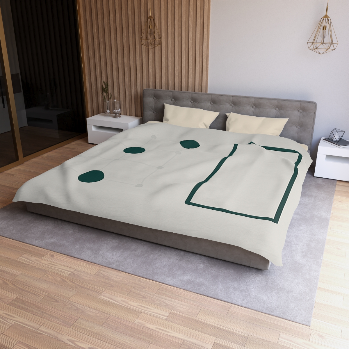 Triad Signal Grid custom duvets