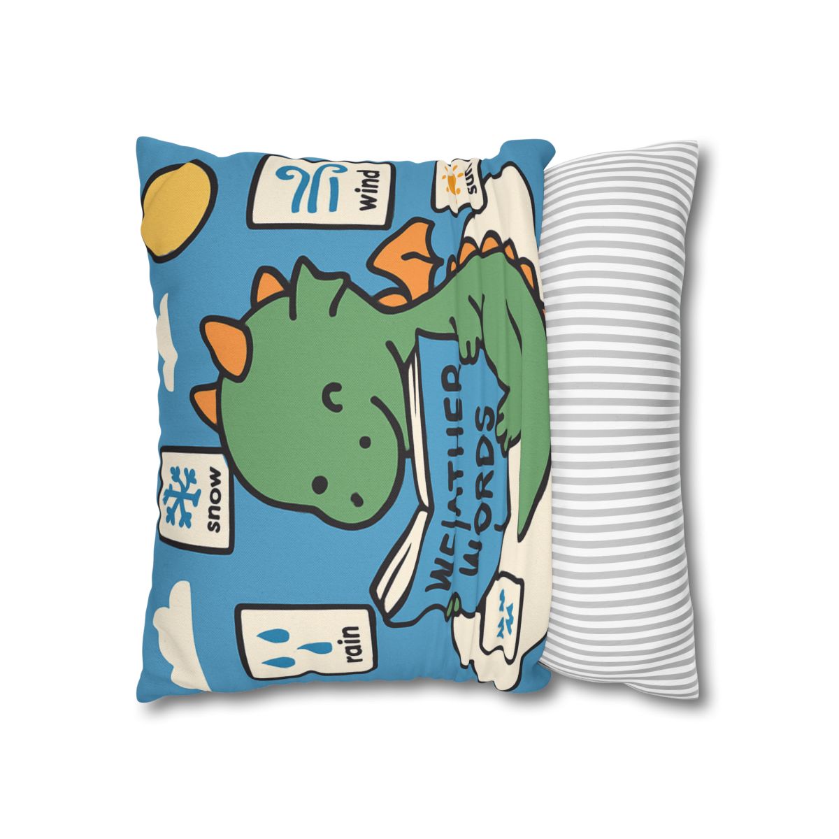Cloud Library Dragon designer print pillow cases
