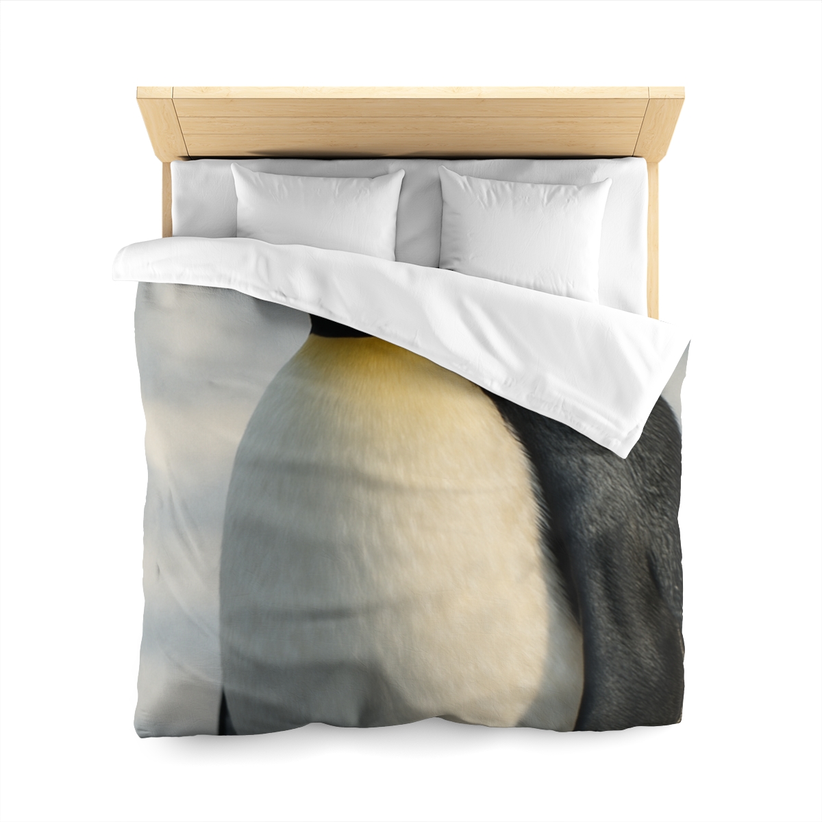 Aurora Drift Emperor Penguin stylish duvet covers