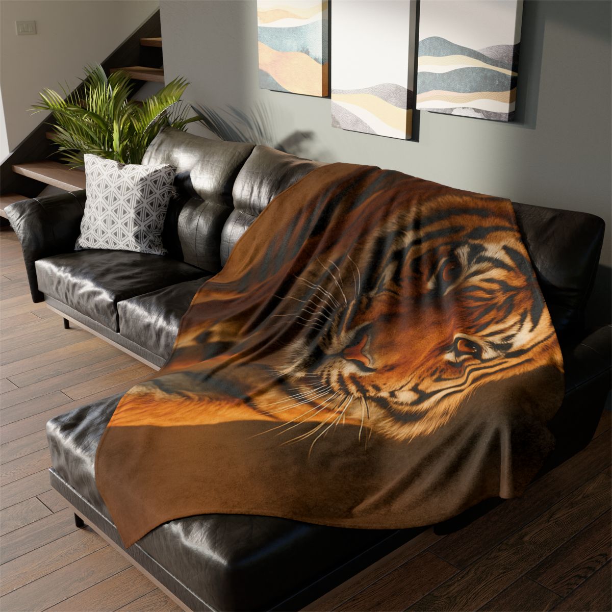 Dusk Herald Bengal Tiger warm winter blankets