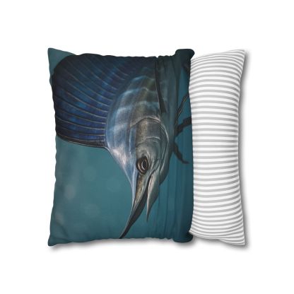 Prismatic Surge Sailfish designer print pillow cases