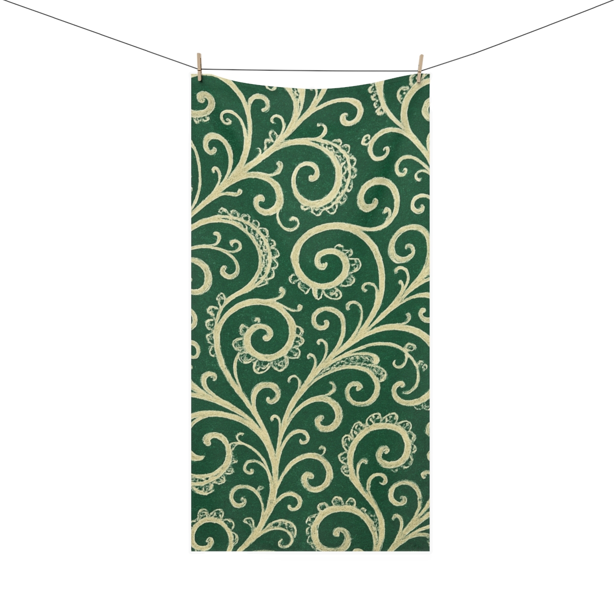 Vine Lace Infusion trendy hand towels