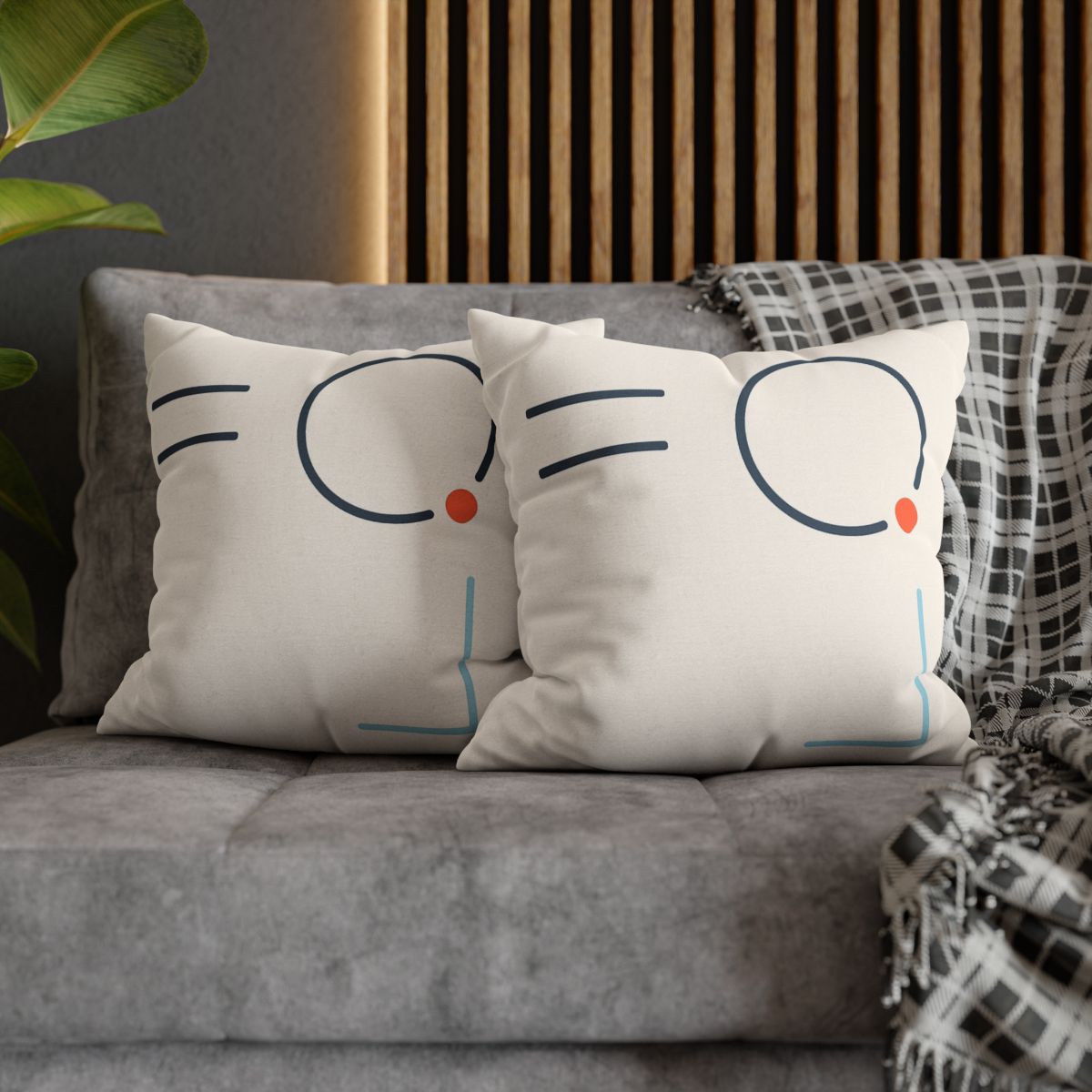 Quiet Orbit With Offset Bars personalized pillow covers