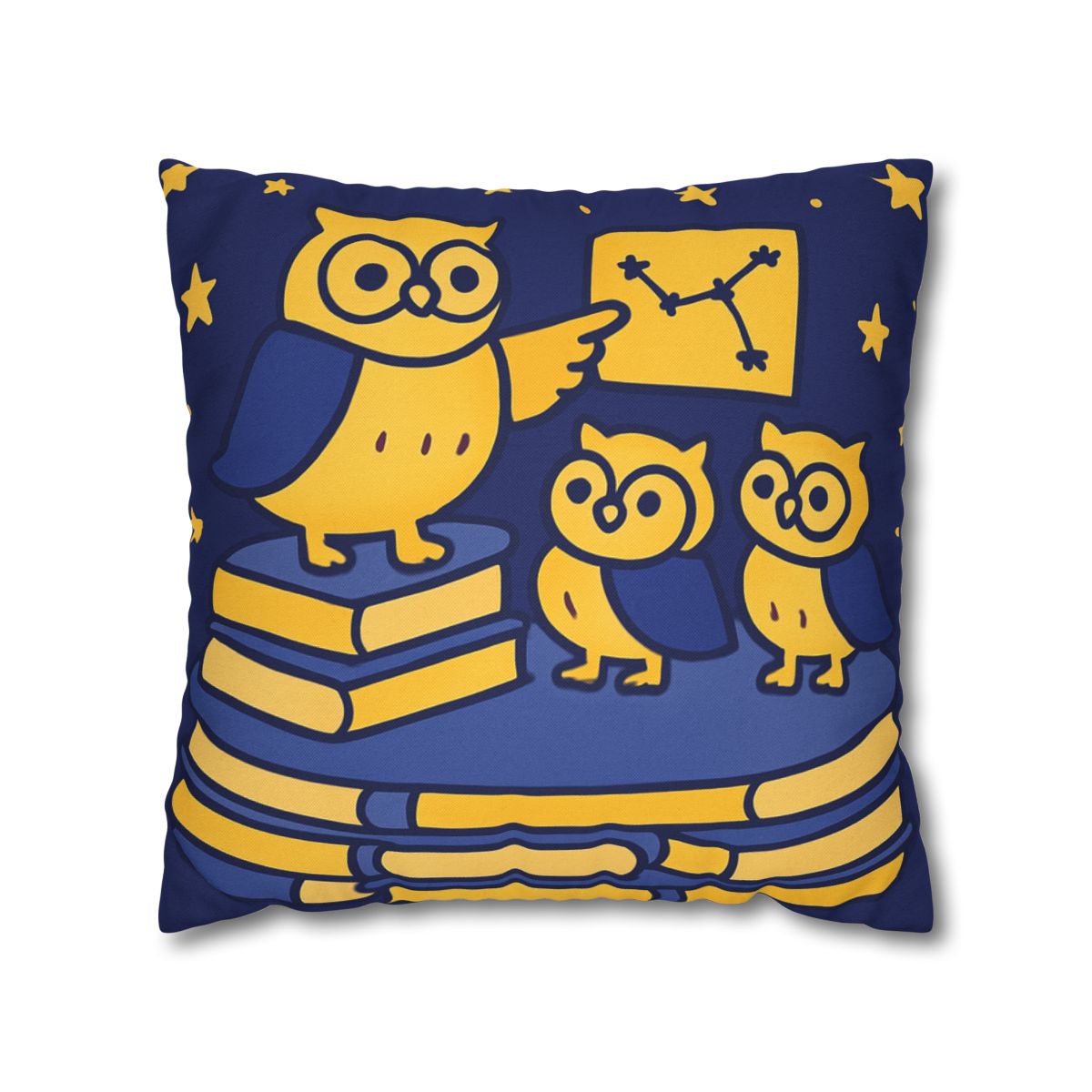 Starlight Library Run By Owls custom pillow cases