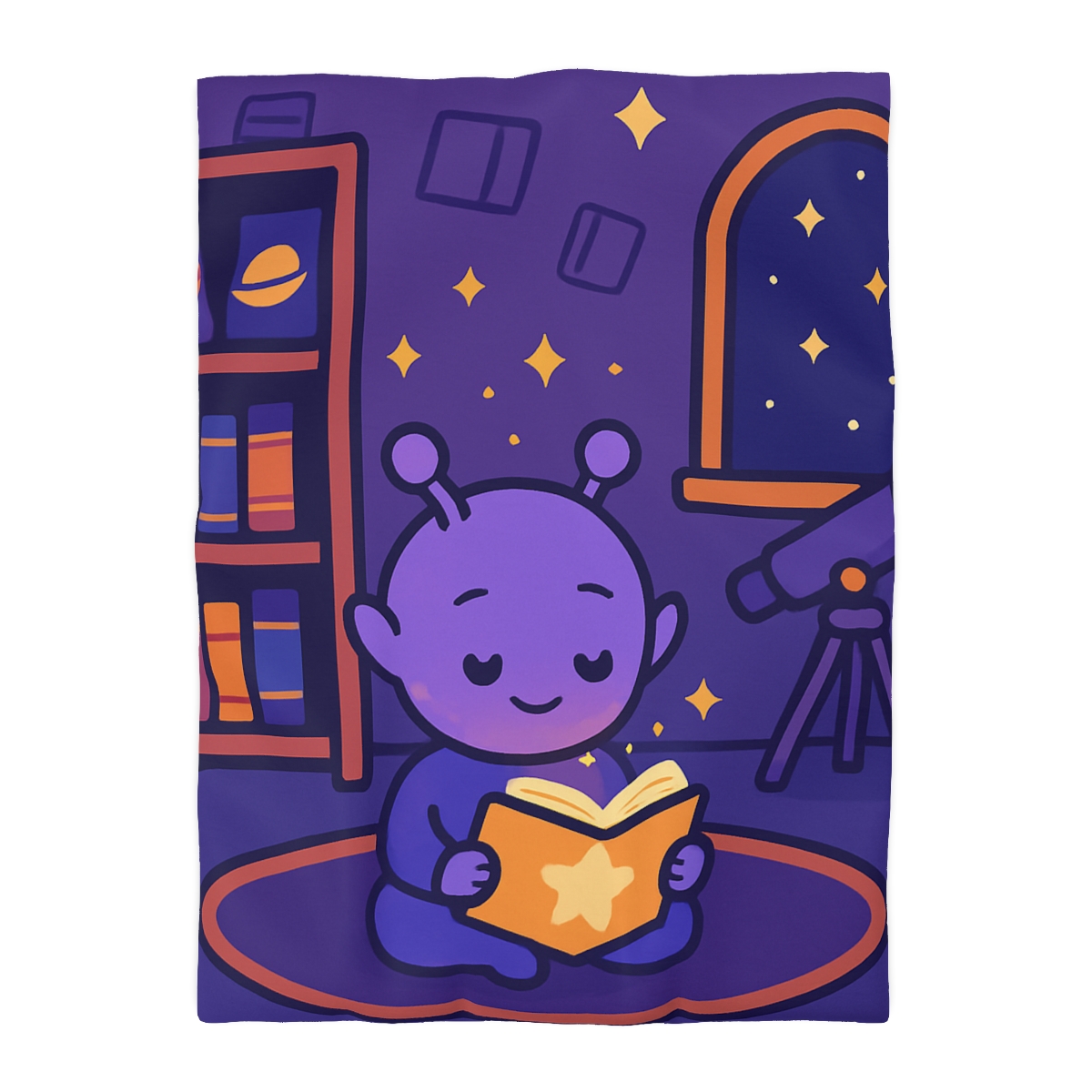 Library Of Floating Star Books personalized bedding duvets