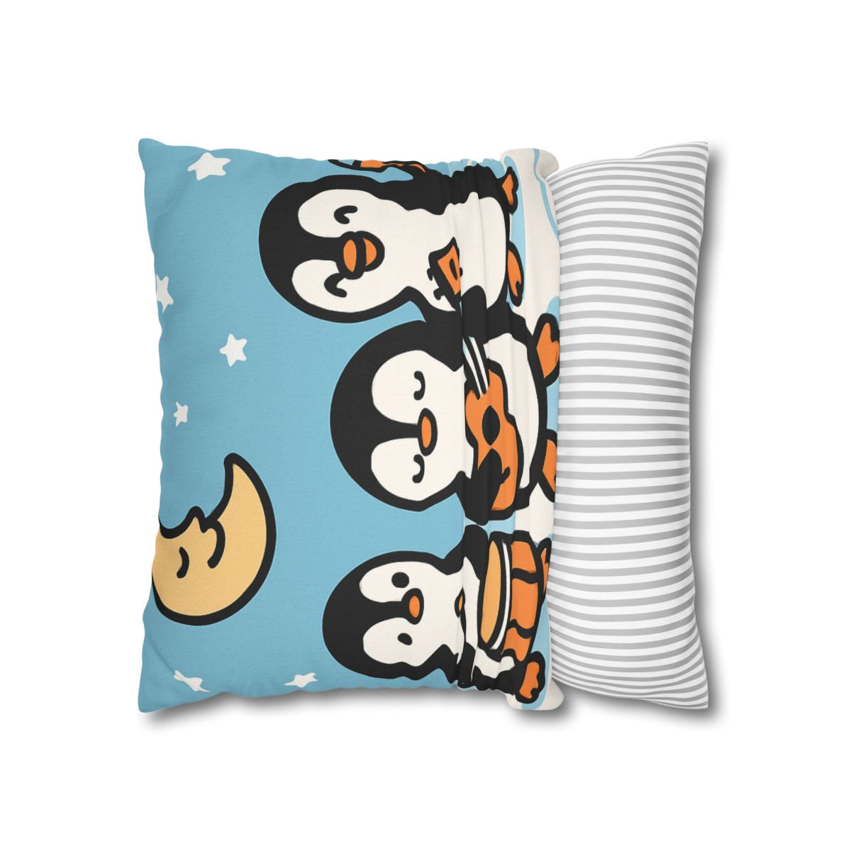 Moonlit Penguin Band custom pillow cases
