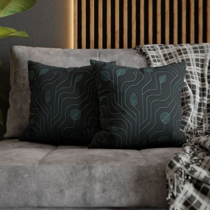 Vine Circuit Filigree stylish decorative pillowcases