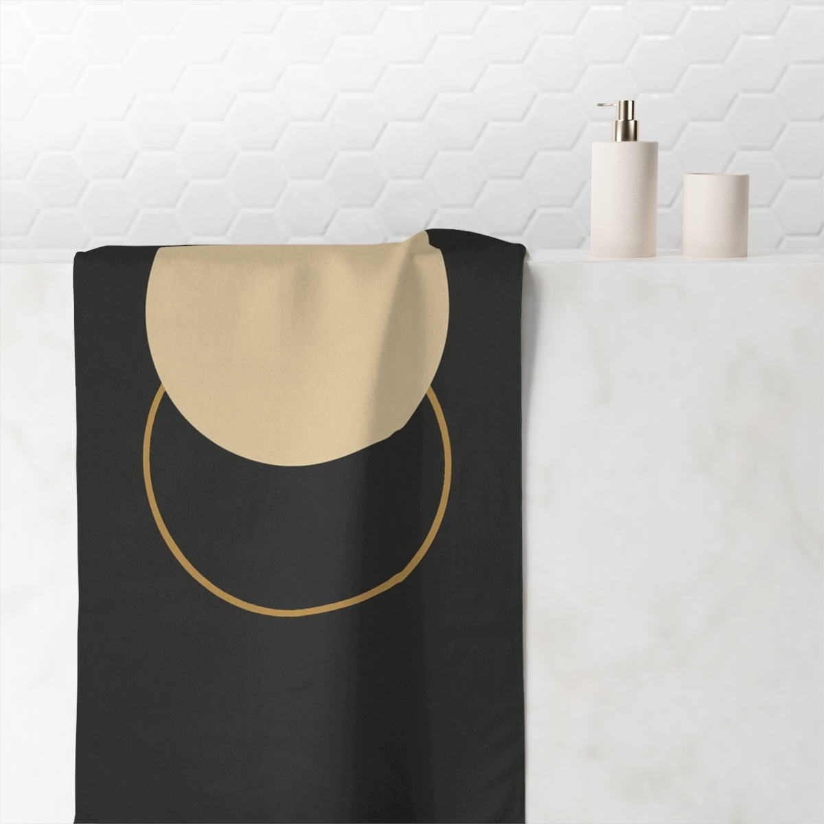 Minimal Eclipse Alignment comfortable face towels