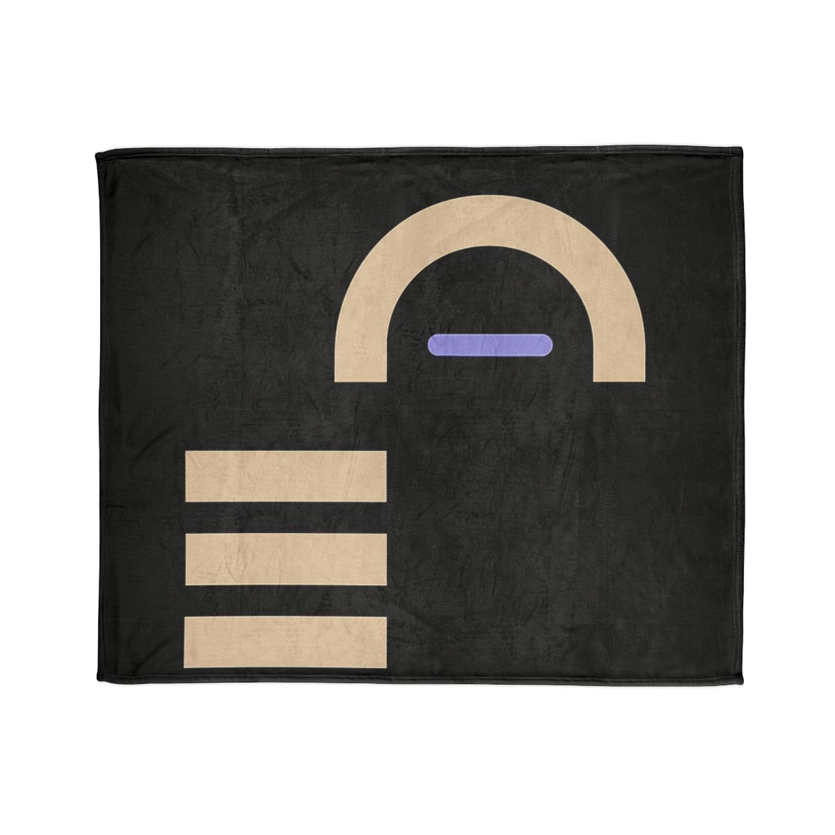 Corner Bars With Floating Half Ring designer printed blankets