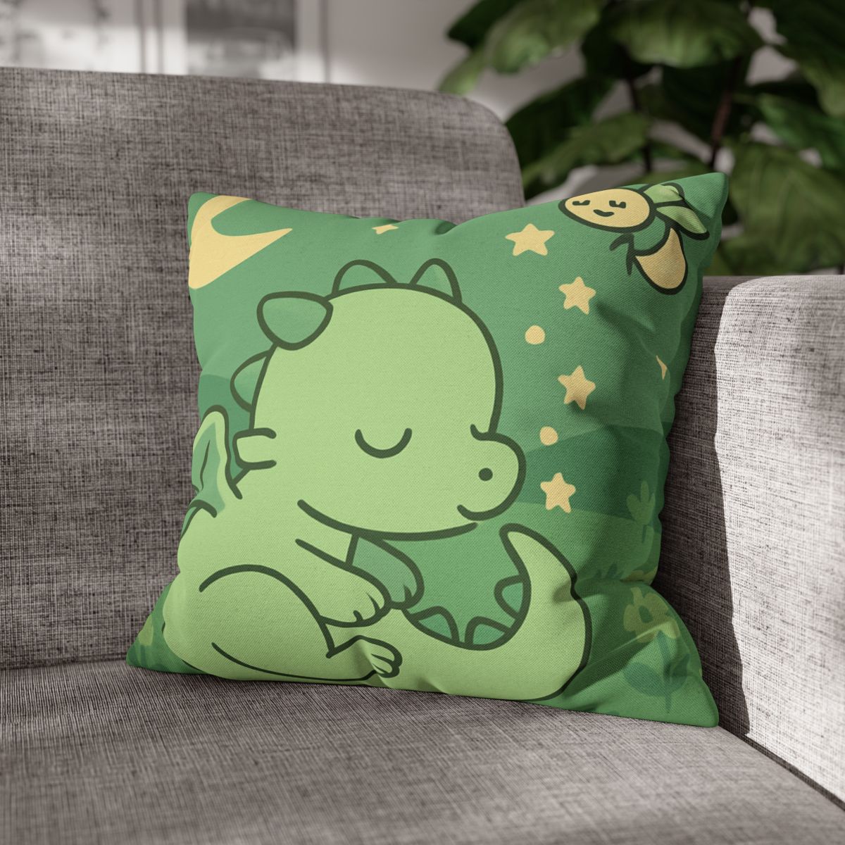 Moonlight Meadow Dragon comfortable bedding pillow covers