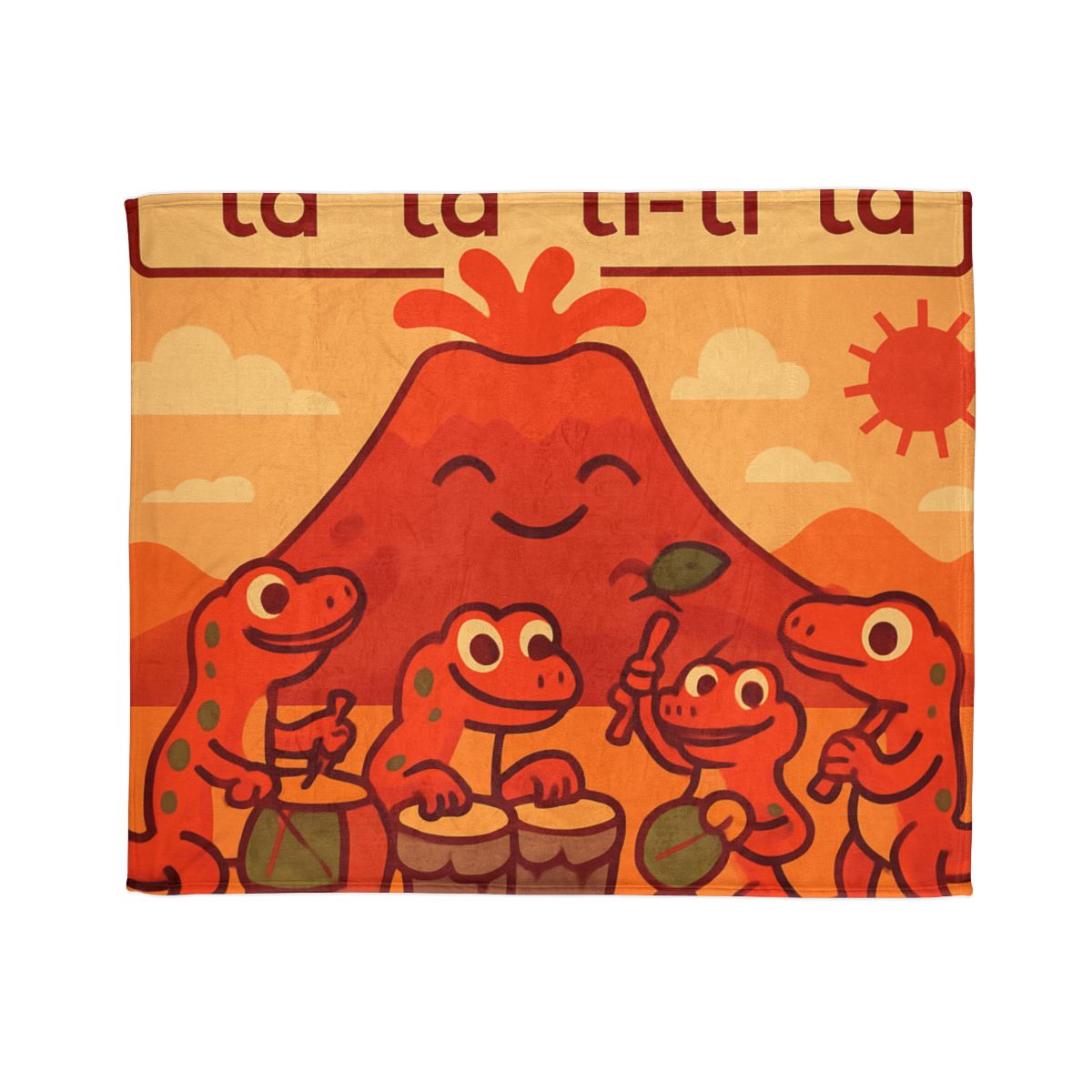 Volcano Drum Band Of The Rhythm Lizards decorative home blankets