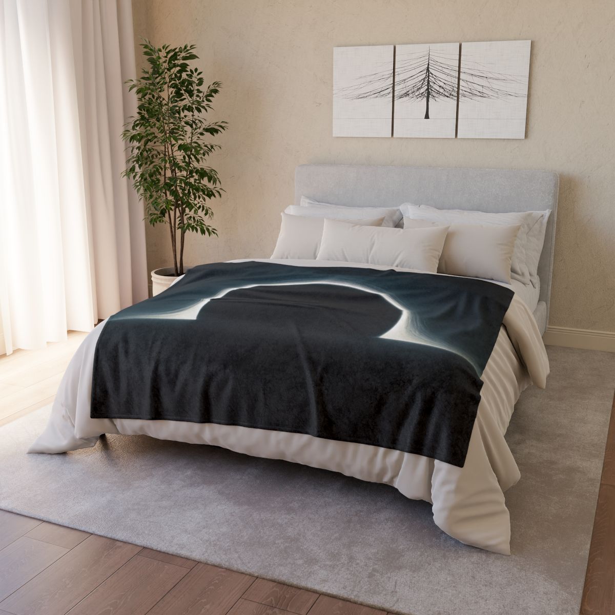 Event Horizon Silhouette warm winter blankets