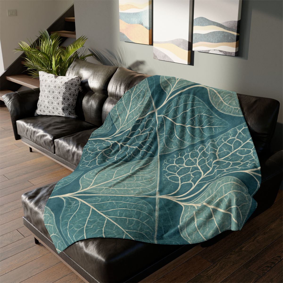 Vein Lace Mosaic custom blankets