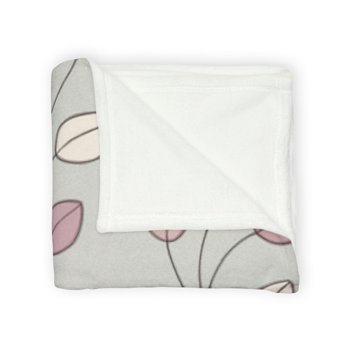 Spiral Bud Cascade warm winter blankets