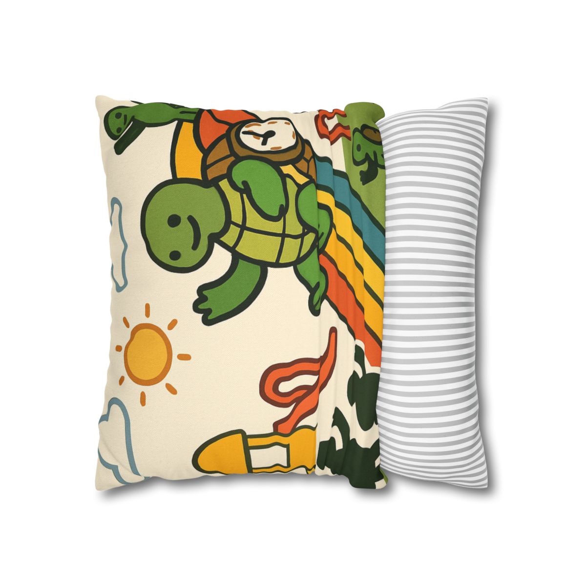 Time Traveling Tortoise Playground stylish decorative pillowcases