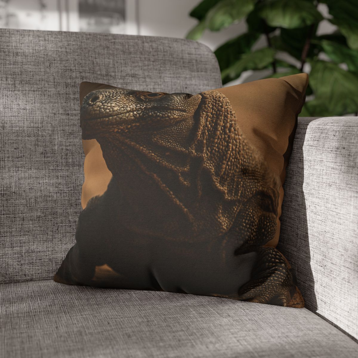Ancient Sentinel Komodo Dragon custom pillow cases