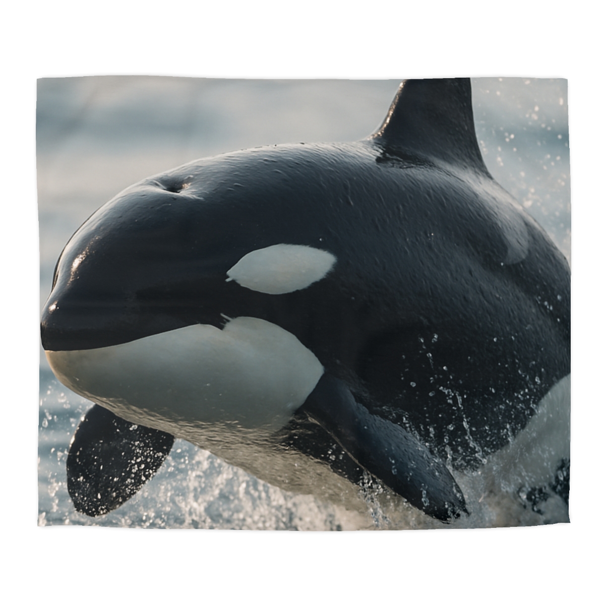 Tidal Monarch Orca custom duvets
